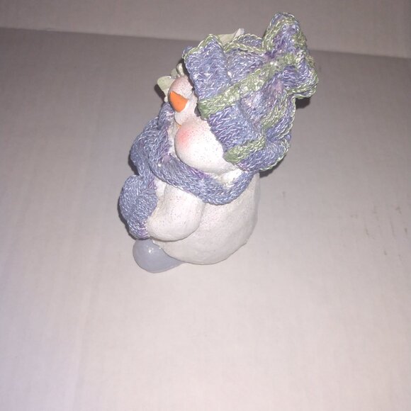 snow buddies figure snowman with Christmas tree vintage 1998 - Picture 4 of 4